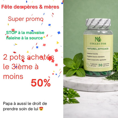 2 pots achetés le 3ième à moins 50% Cure complète